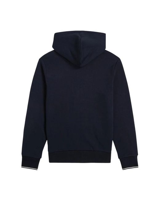 Fred Perry Kapuzen-Reißverschluss-Sweatshirt in Blue für Herren