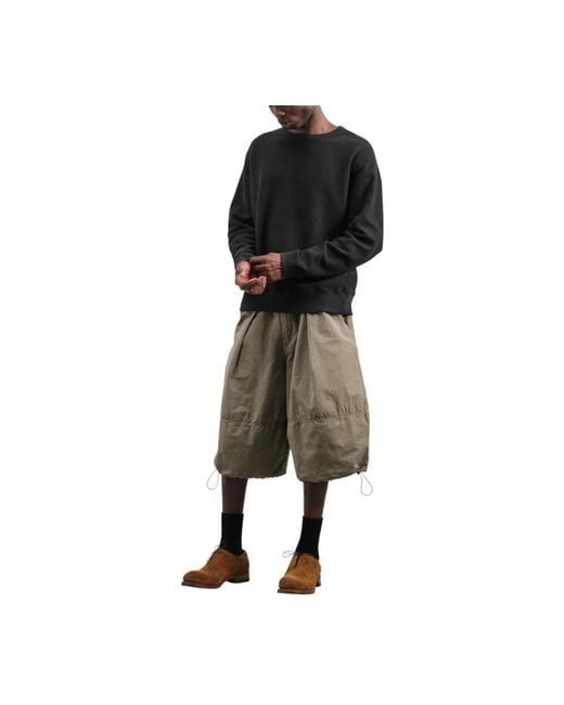 YMC Gray Long Shorts for men