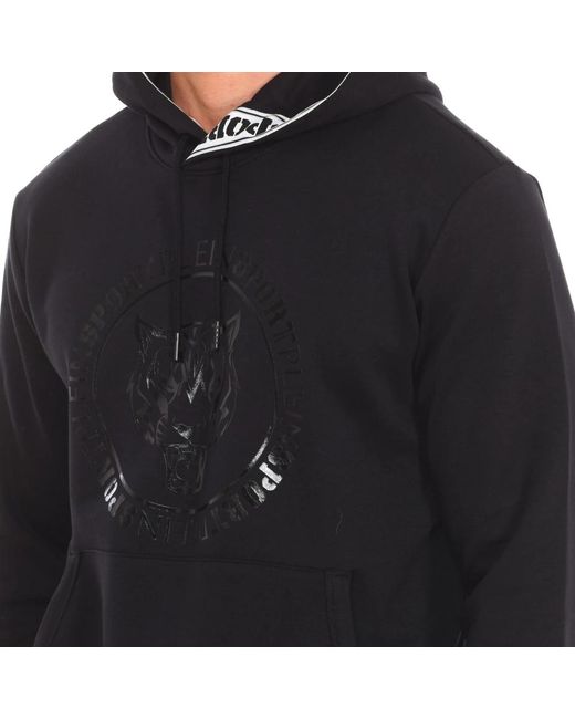 Philipp Plein Kapuzenpullover mit markendruck,hoodie mit markendruck und krallen in Black für Herren