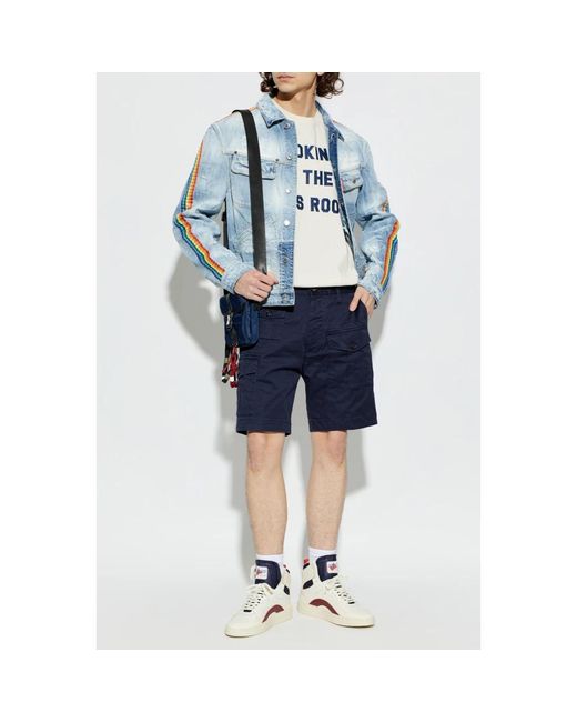 DSquared² Blue Casual Shorts for men