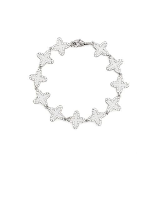 DARKAI Clover Bracelet in White für Herren
