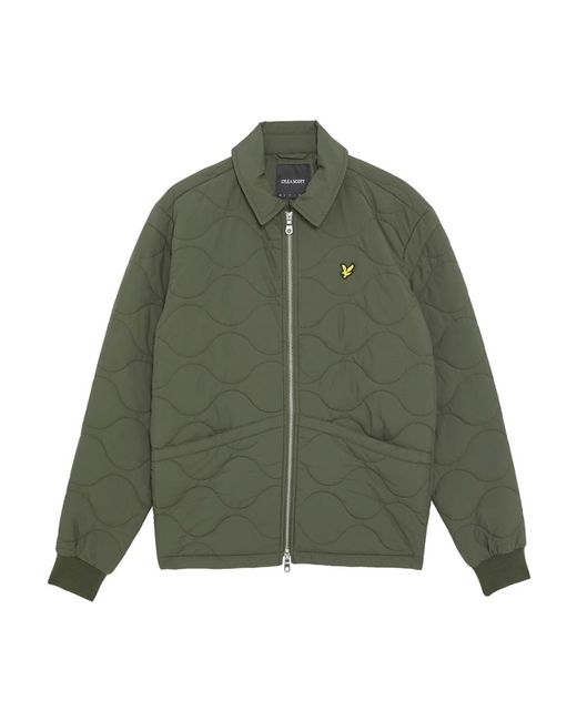 Lyle & Scott Green Winter Jackets for men