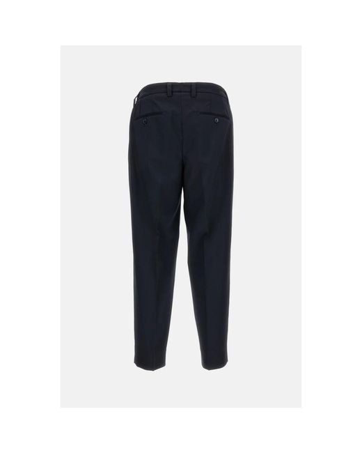 BRIGLIA Blue Slim-Fit Trousers for men