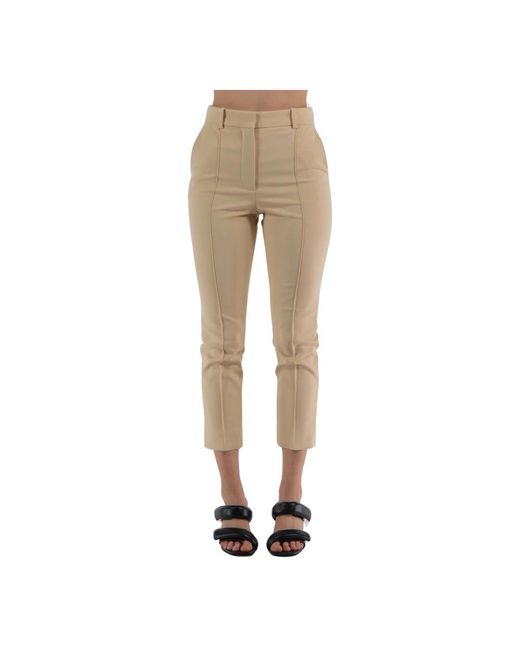Lanvin Natural Cropped Trousers