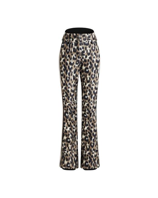 Fusalp Broeken ,Veelkleurig ,Elancia Leopard Ski Fuseau Broek in het Black