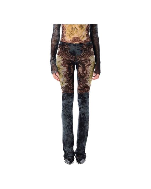 Skinny Trousers di Jean Paul Gaultier in Black