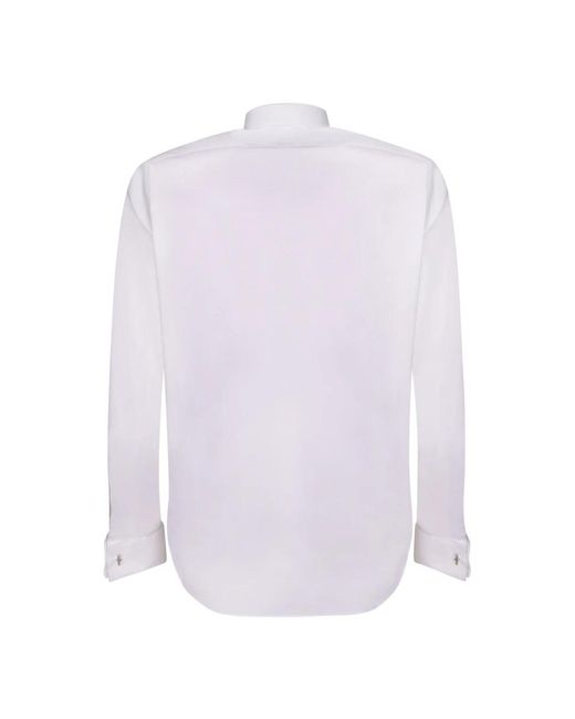Dell'Oglio White Formal Shirts for men