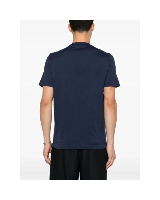 Fedeli Blue T-Shirts for men