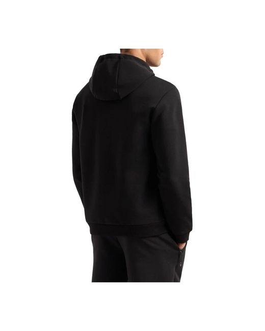EA7 Hoodies & Sweatvesten ,Zwart ,Zwarte Trui in het Black voor heren