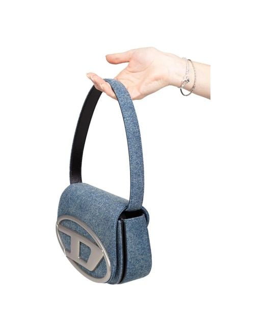 DIESEL Blue Shoulder Bags