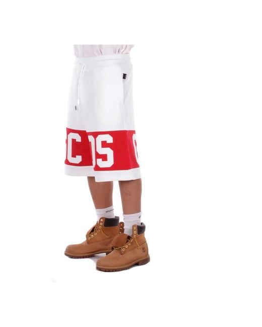 Gcds Red Bermudas for men