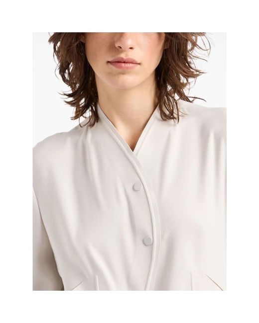 Giorgio Armani White Light Jackets