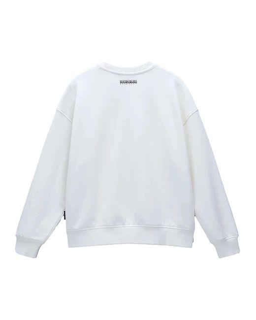 Napapijri White Sweatshirts