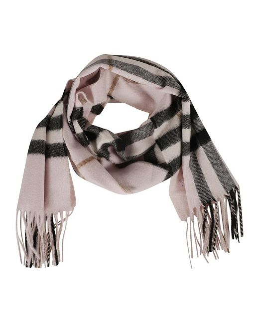 Winter Scarves Burberry de color Pink