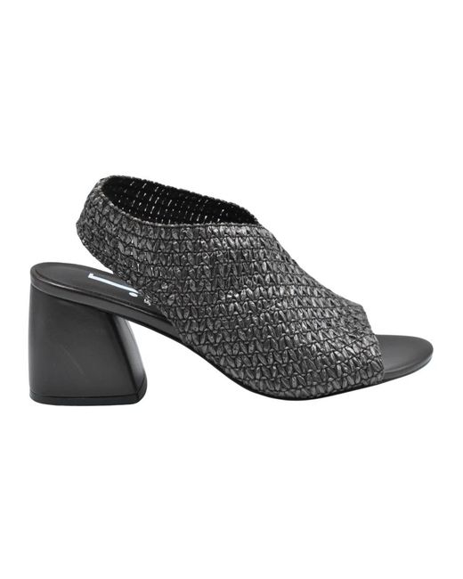 Jeannot Black High Heel Sandals