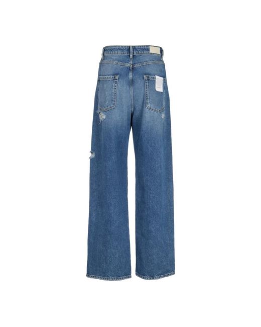 ICON DENIM Blue Zerrissene jeans