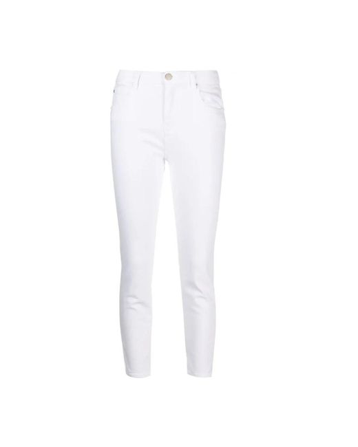 Skinny jeans Pinko de color White