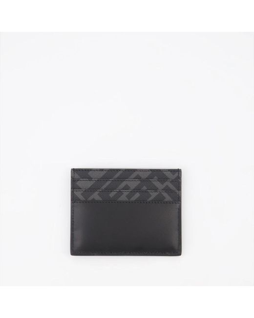 Fendi Kartenhalter mit metall-logo in Black für Herren