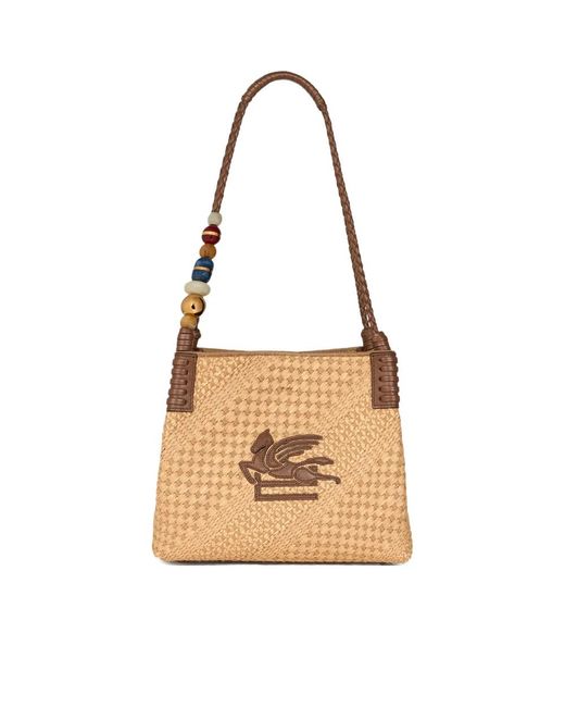 Etro Metallic Shoulder Bags