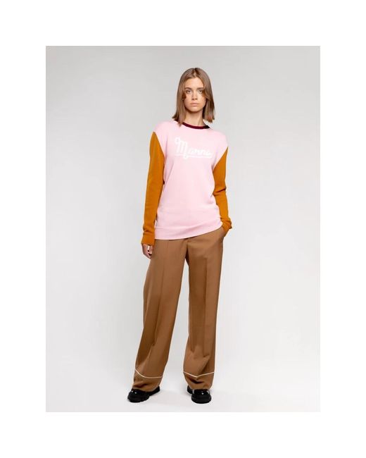 Marni Pink Rundhals-Strickware