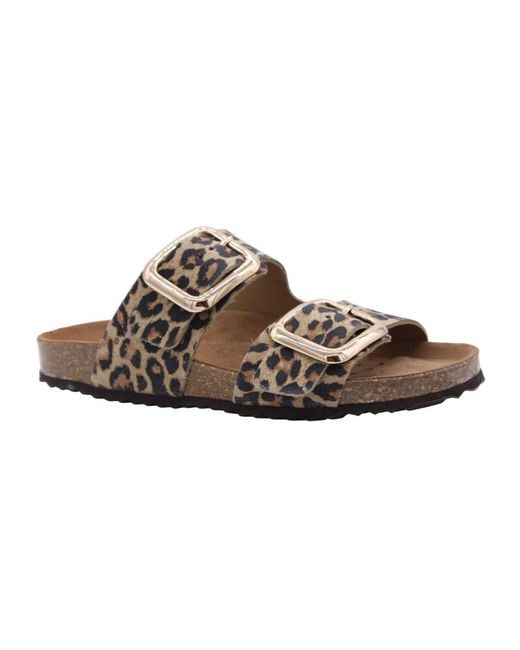 Geox Brown Sliders