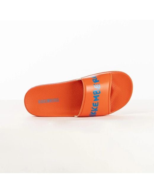 Bikkembergs Orange Sliders for men