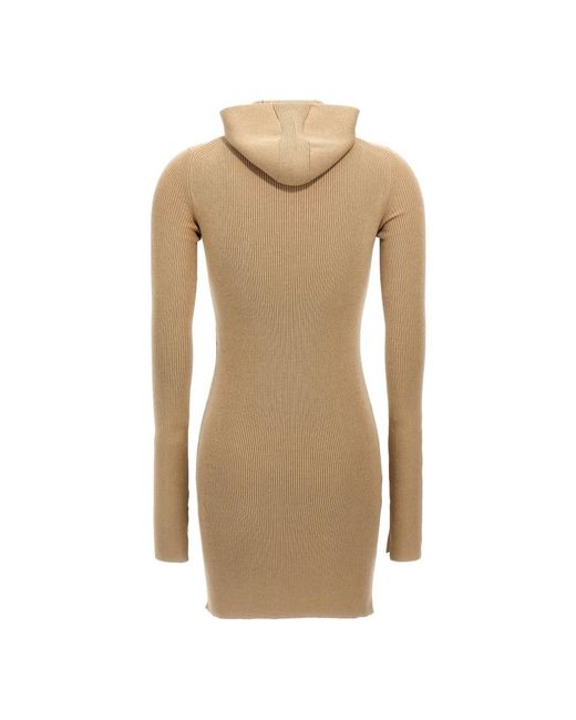 Fendi Natural Knitted Dresses