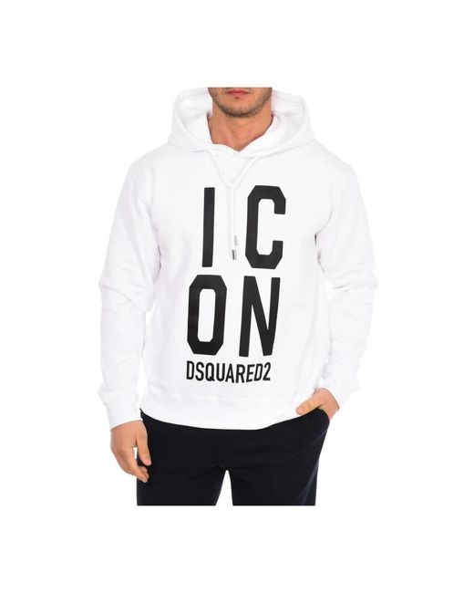 DSquared² Hoodie S79gu0108-s25516 Man in het White voor heren