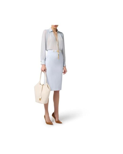 Elisabetta Franchi White Blouses