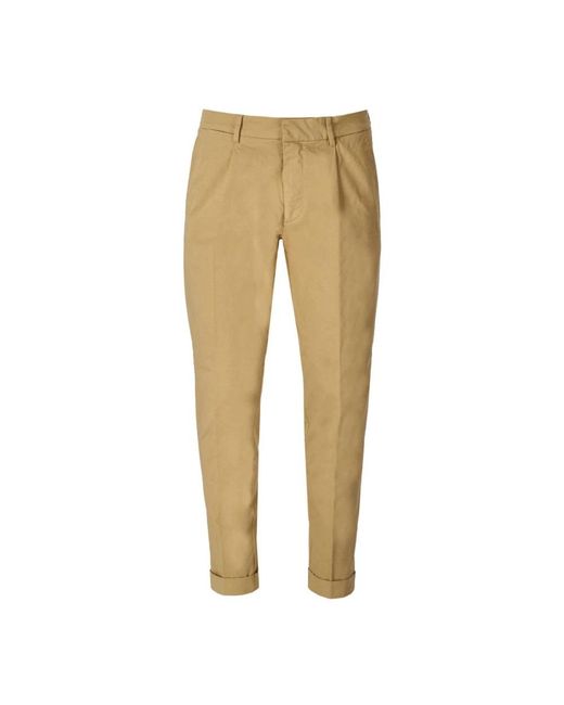 Cruna Baumwoll Slim Fit Hose in Natural für Herren