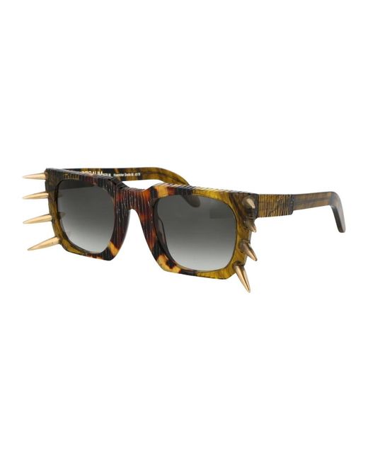 Kuboraum Black Stylische sonnenbrille mit maske u3 design