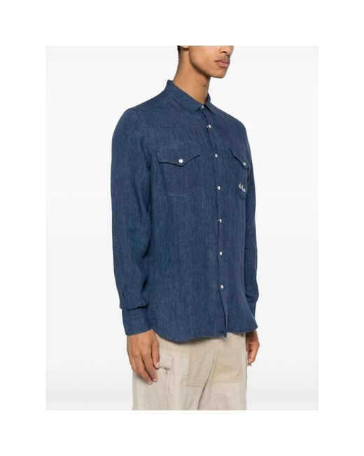 Shirts > denim shirts Mc2 Saint Barth pour homme en coloris Blue