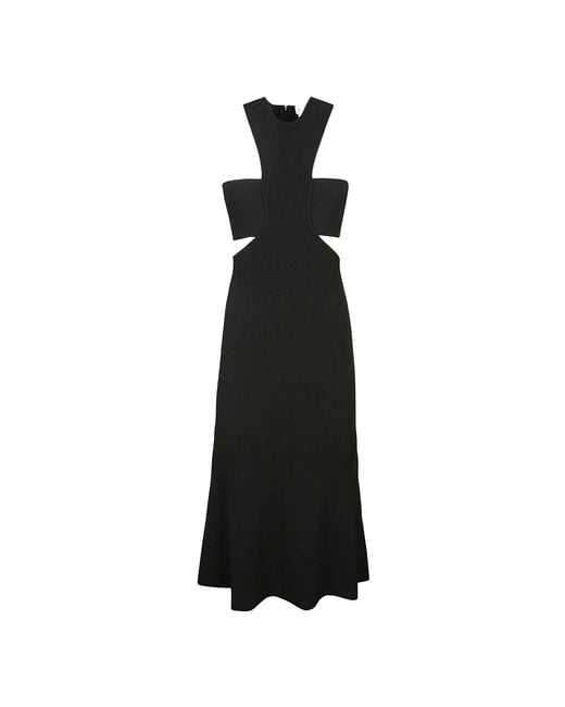 McQueen Black Midi Dresses
