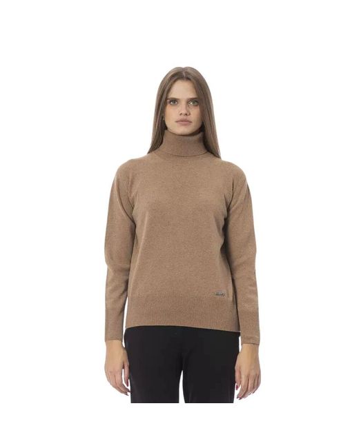 Baldinini Brown Turtlenecks