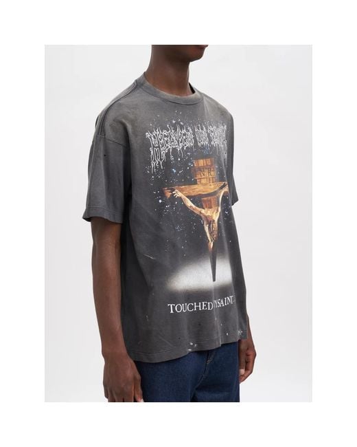 SAINT Mxxxxxx Gray T-Shirts for men