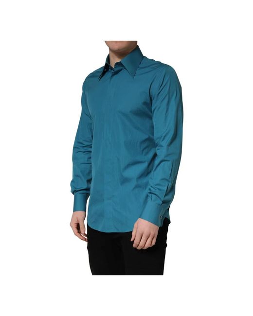 Dolce & Gabbana Blue Casual Shirts for men