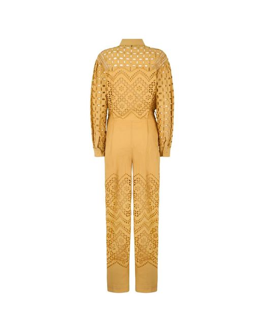 Alberta Ferretti Yellow Jumpsuits