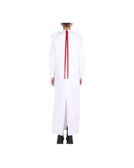Maxi Dresses Raf Simons en coloris White
