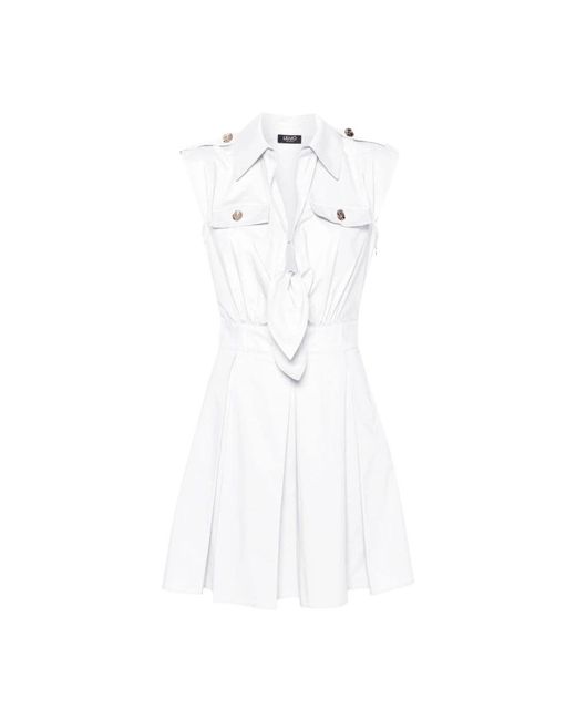Liu Jo White Short Dresses