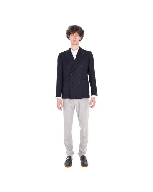 Tagliatore Blue Blazers for men