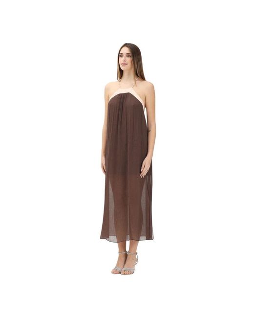 Midi Dresses Patrizia Pepe en coloris Brown