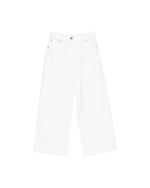 Aspesi White Cropped Jeans