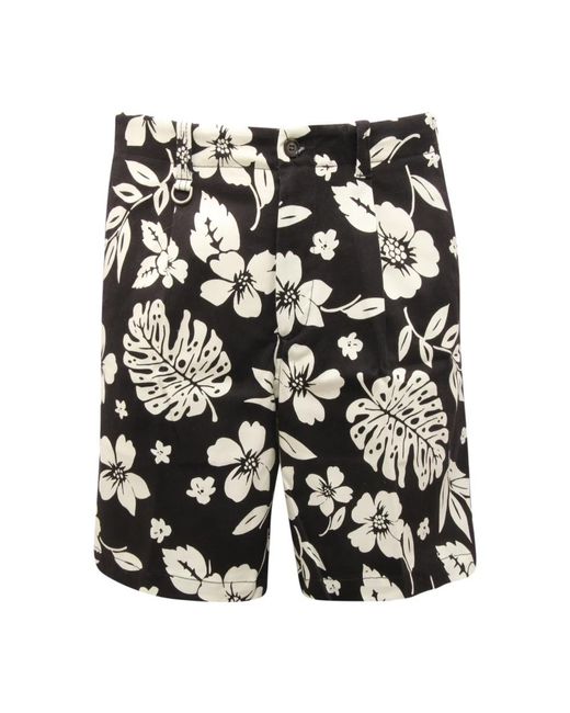 Paolo Pecora Black Casual Shorts for men