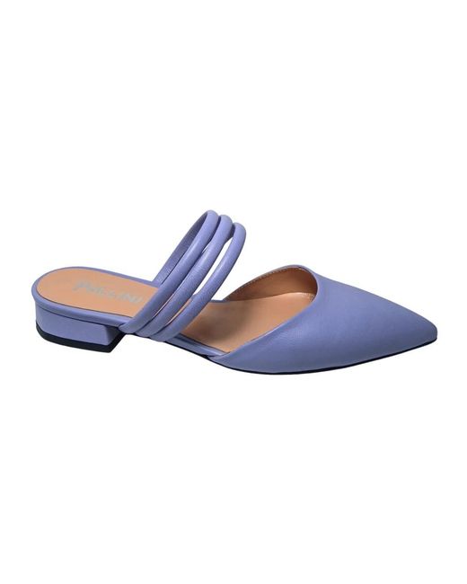 Pollini Blue Mules
