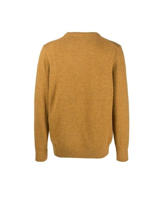 Barbour Brown Round-Neck Knitwear for men