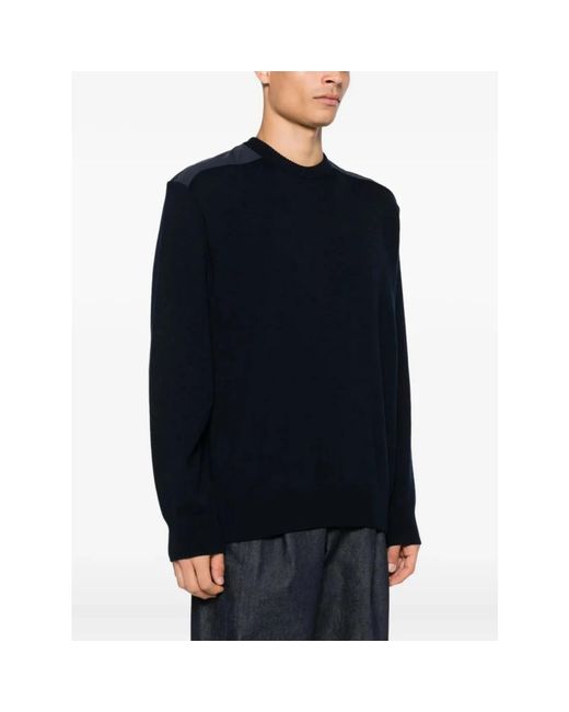 Paul & Shark Black Round-Neck Knitwear for men