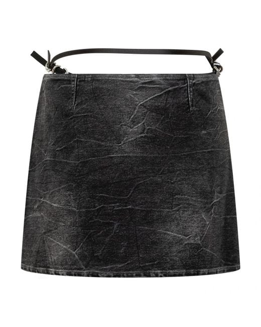 Denim Skirts, Mujer, Talla Givenchy de color Black