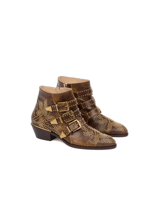 Chloé Brown Susanna Ankle Boot