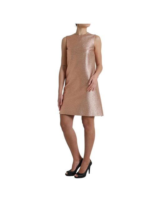 Dolce & Gabbana Natural Short Dresses