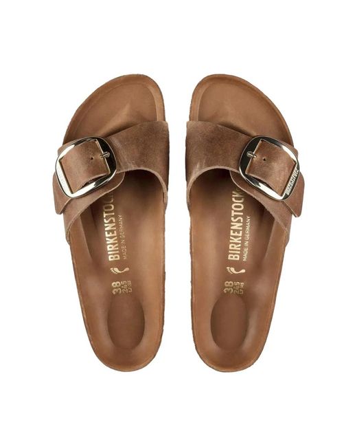 Birkenstock Brown Sliders